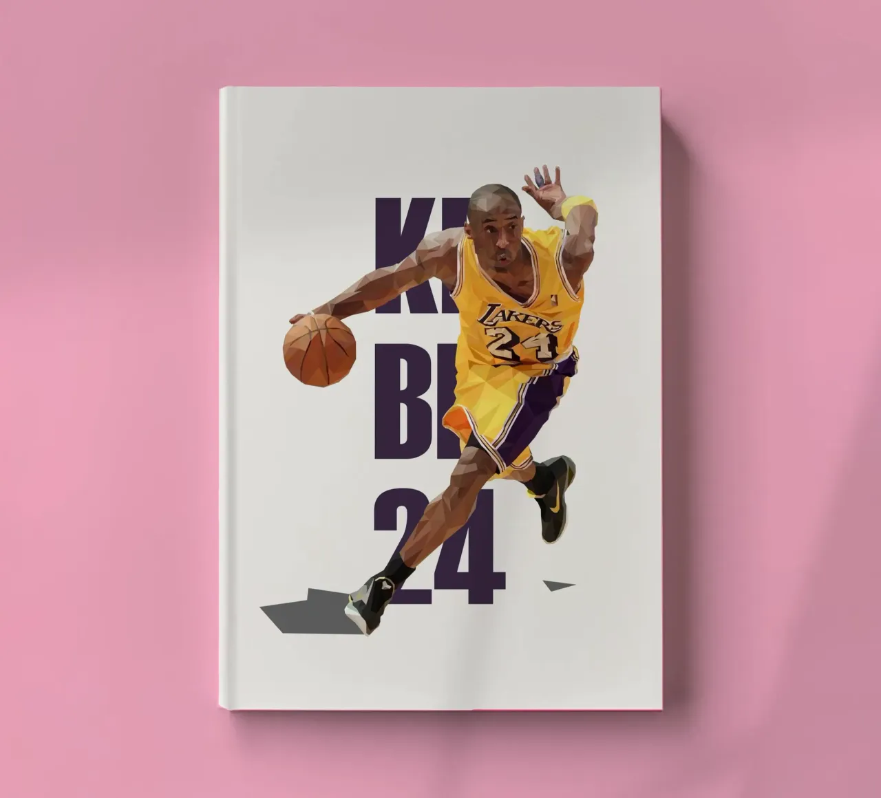 Kobe B24 notebook by Low poly art