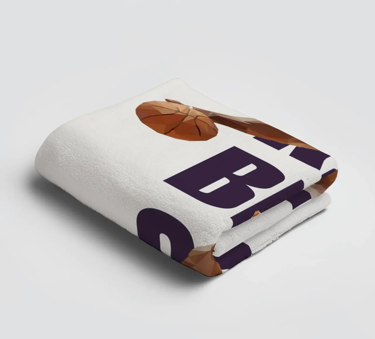 Kobe B24 asciugamano da bagno da Low poly art