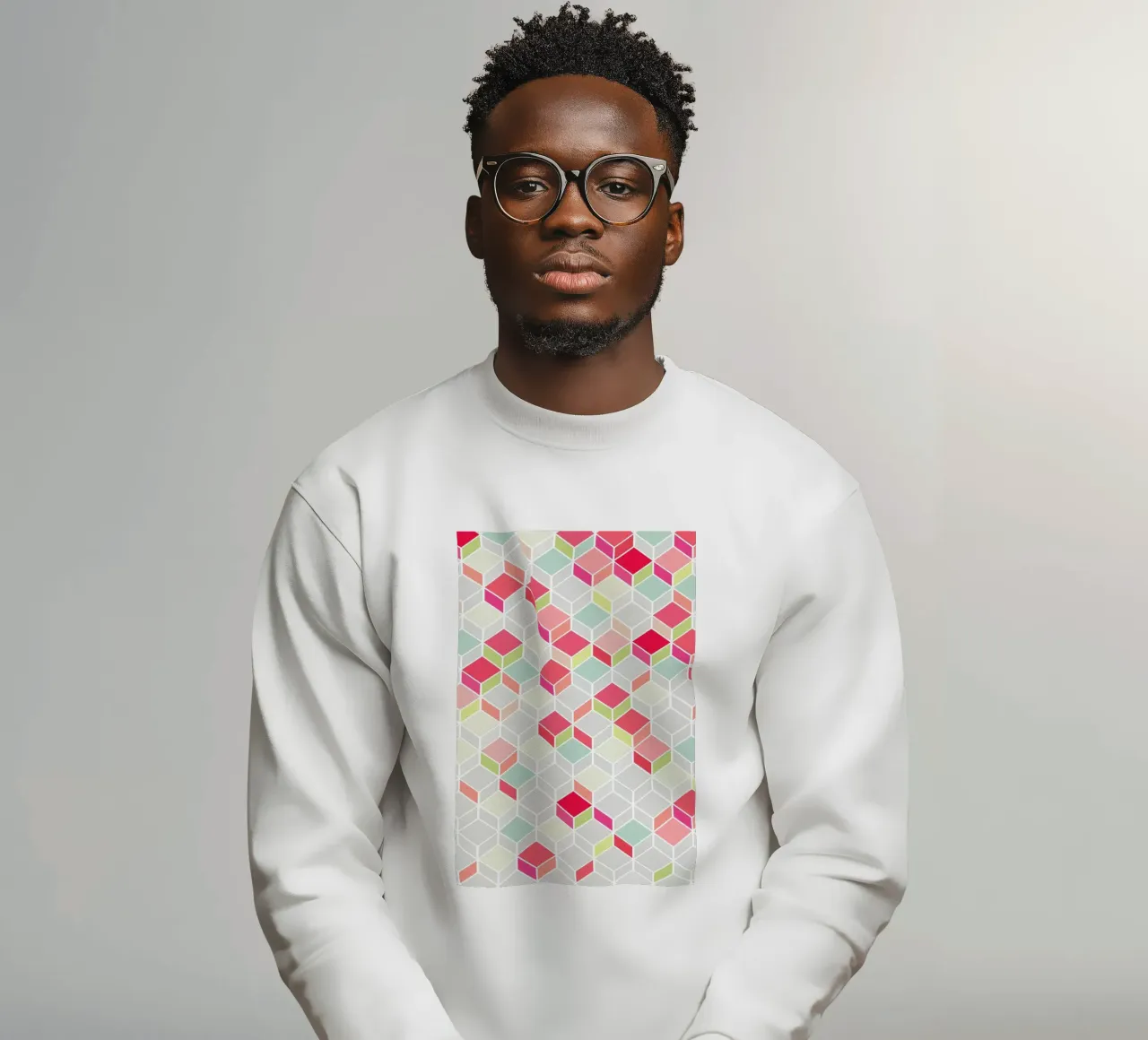 Cube Pink felpa da Kind of Style