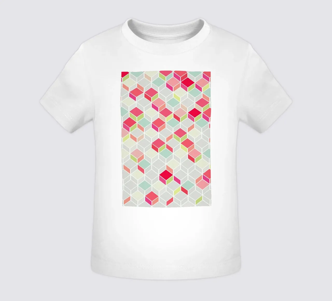 Cube Pink maglietta neonato da Kind of Style