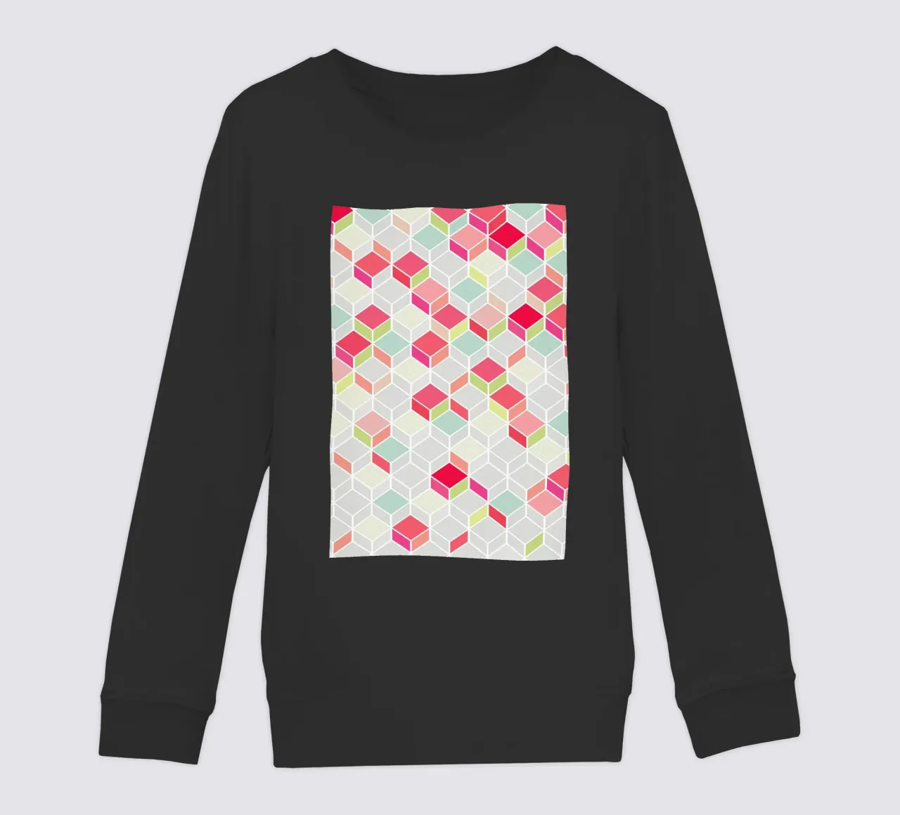 Cube Pink felpa bambino da Kind of Style