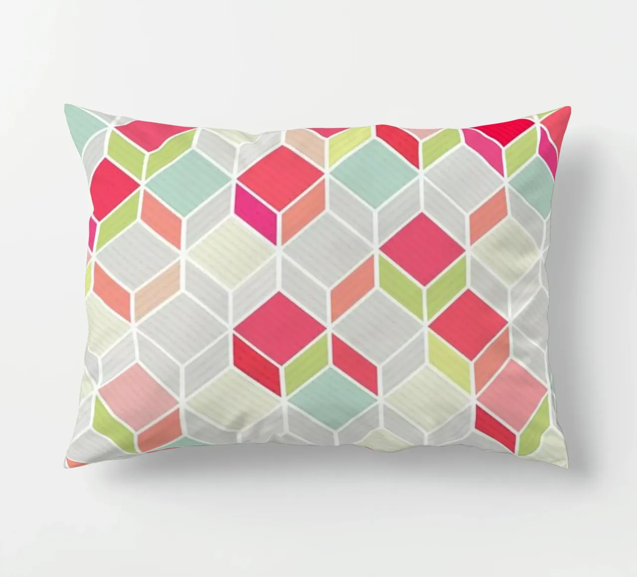 Cube Pink Kissen von Kind of Style