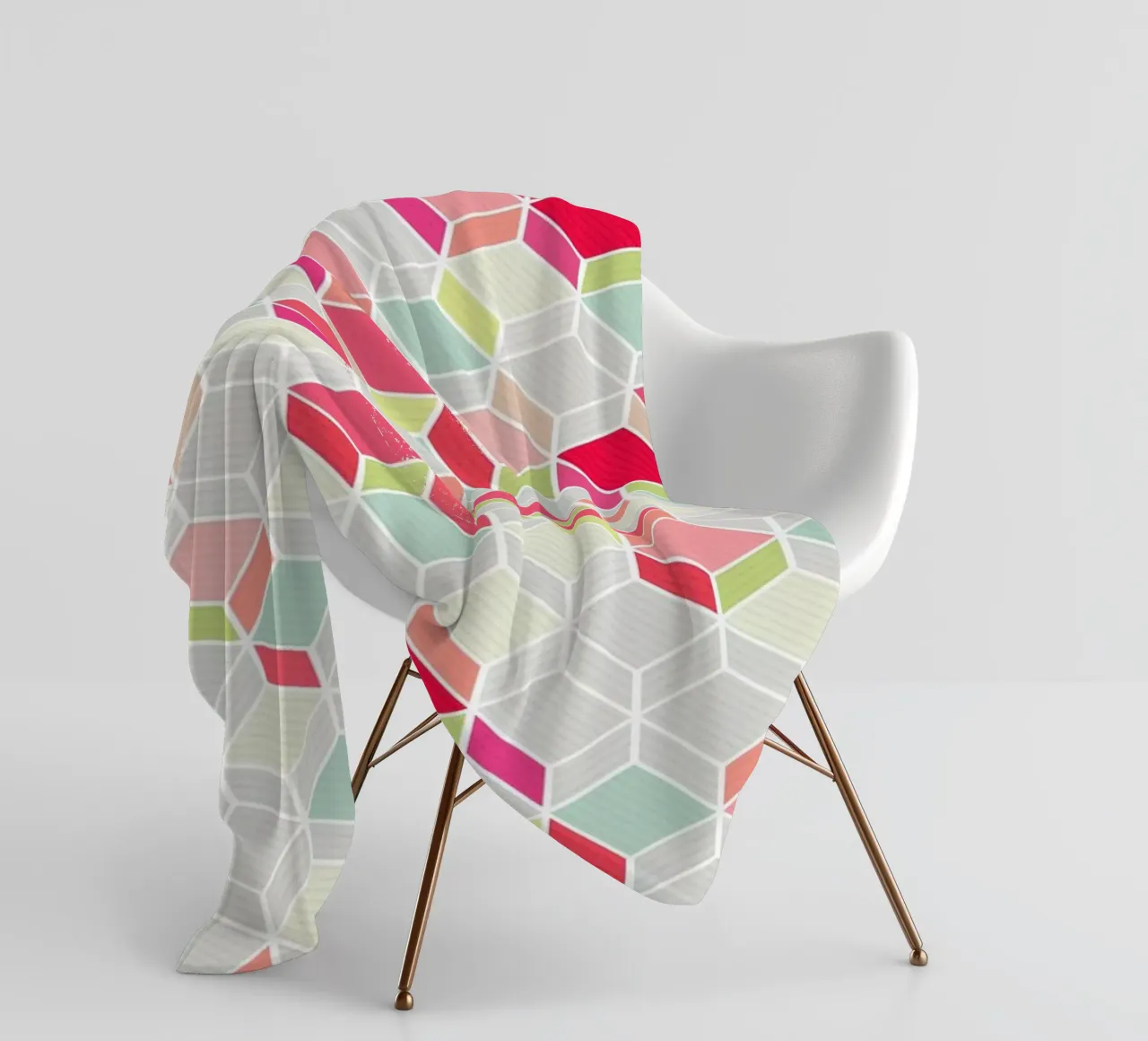 Cube Pink coperta in pile da Kind of Style