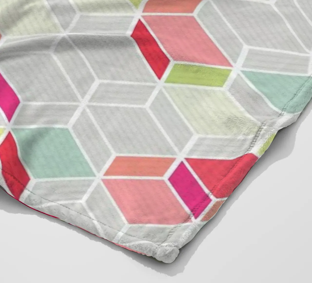 Cube Pink coperta in pile da Kind of Style