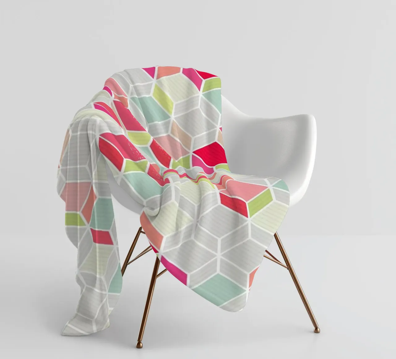 Cube Pink coperta in pile da Kind of Style