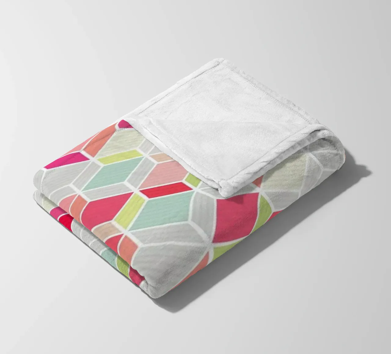 Cube Pink coperta in pile da Kind of Style