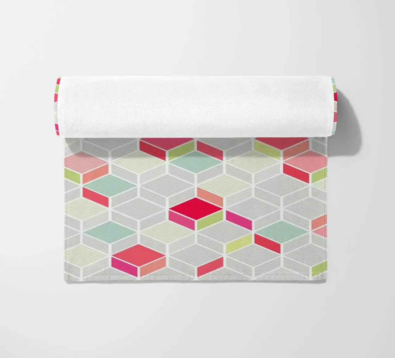 Cube Pink toalla de playa de Kind of Style