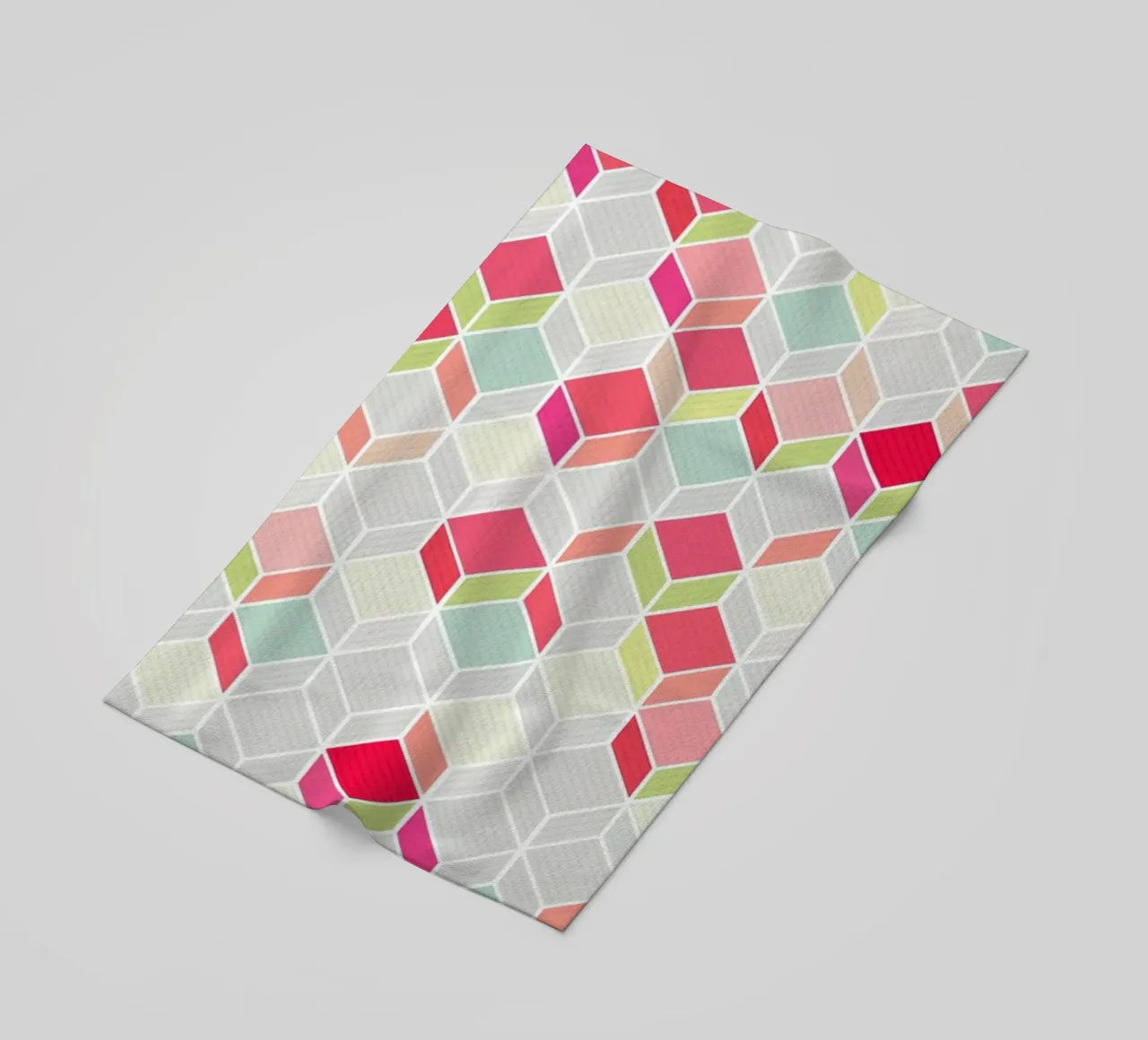 Cube Pink toalla de playa de Kind of Style