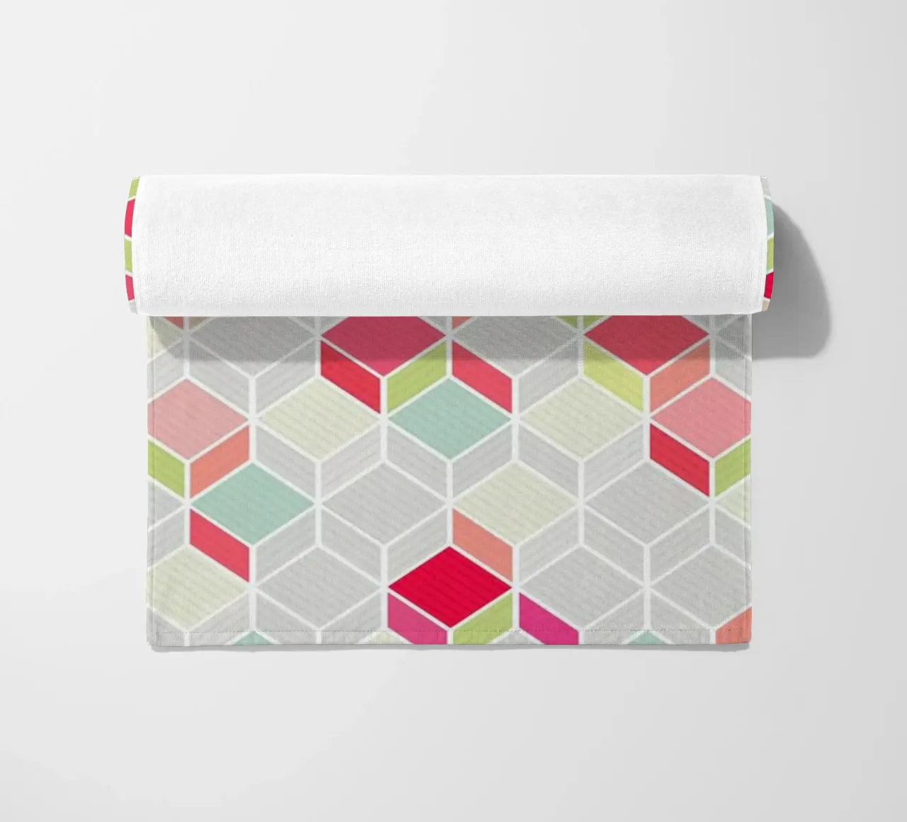 Cube Pink toalla de playa de Kind of Style