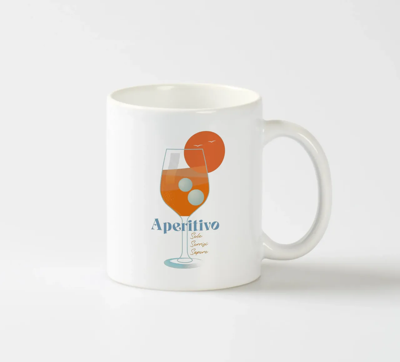 Aperitivo in riva al mare tazza in ceramica da pierosvisuals