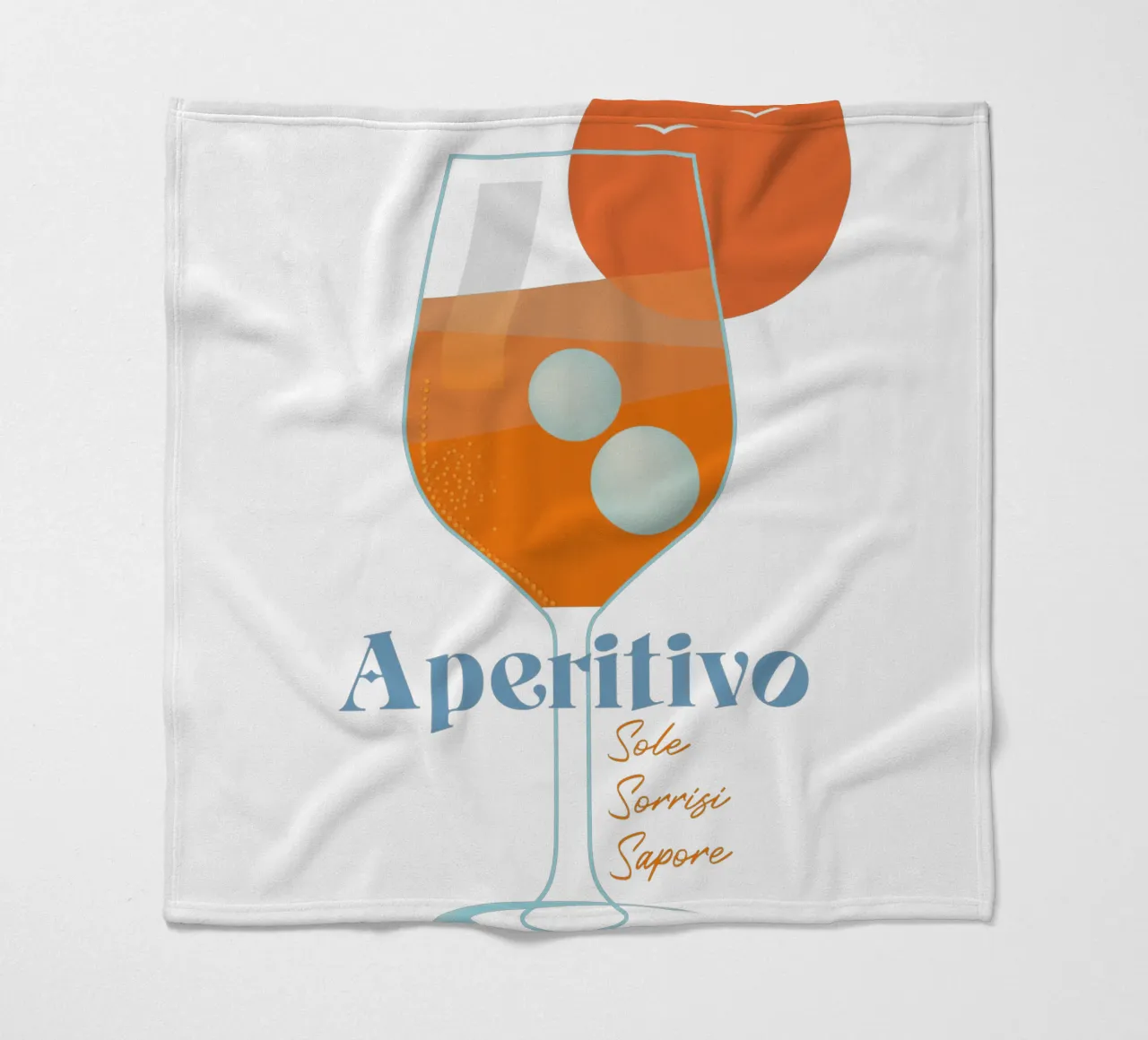 Aperitivo in riva al mare coperta in pile da pierosvisuals