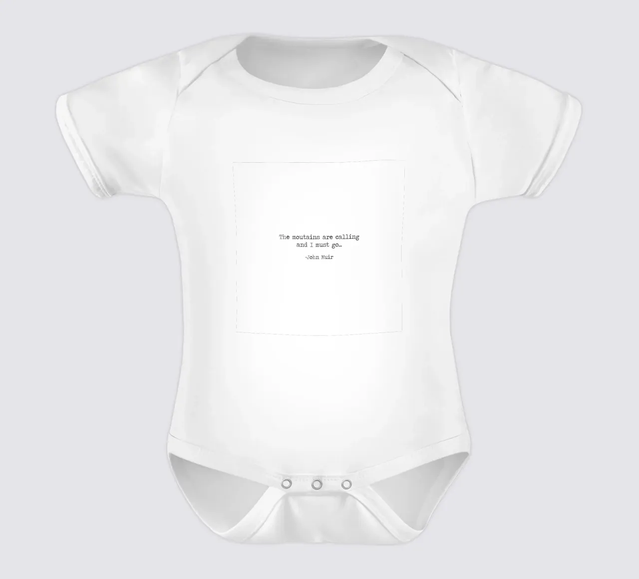Le montagne chiamano e io devo andare - John Muir Citazione body neonato maniche corte da Summer Soul Co. - Quotes