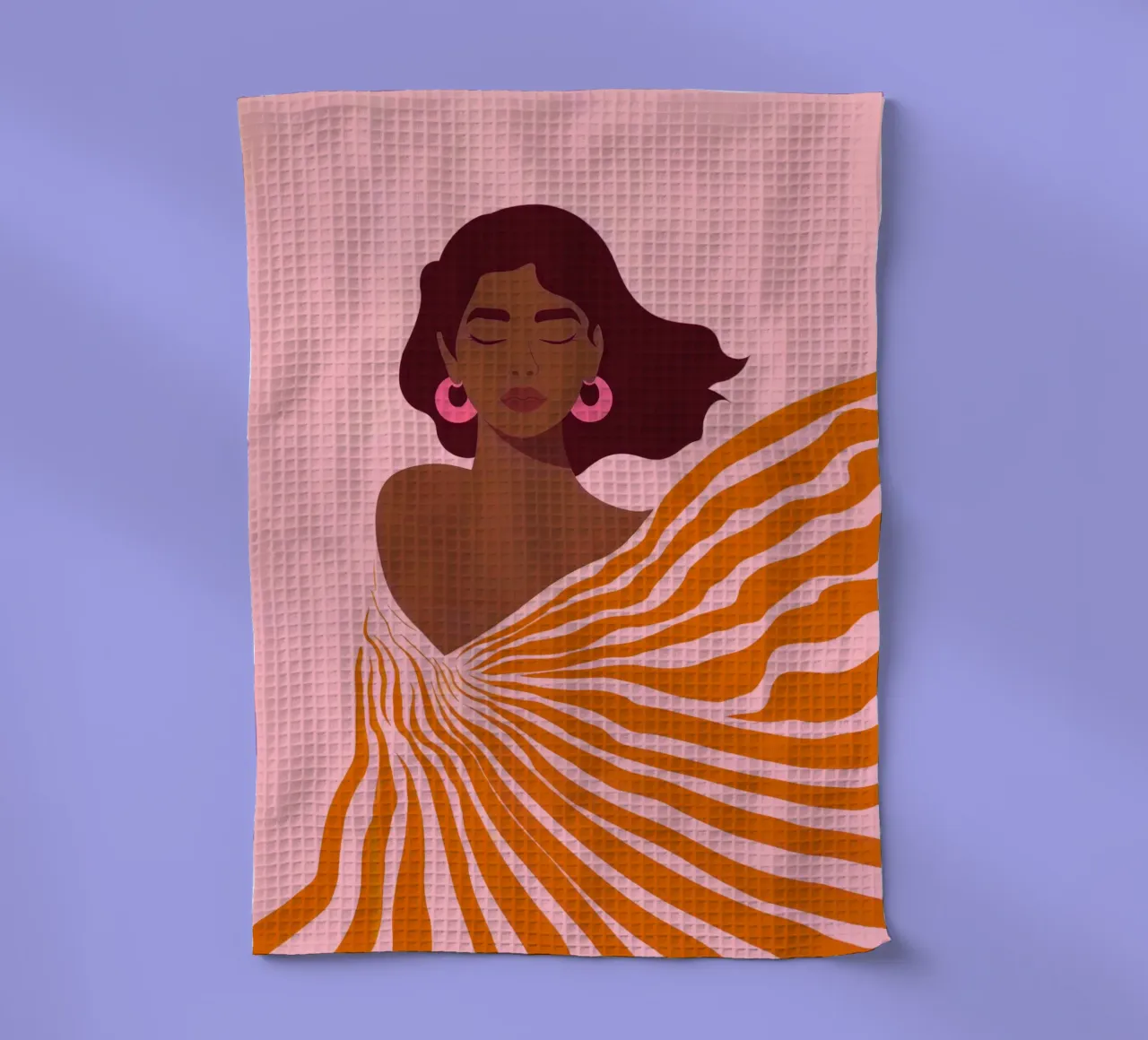 Zebra Print tea towel by logic