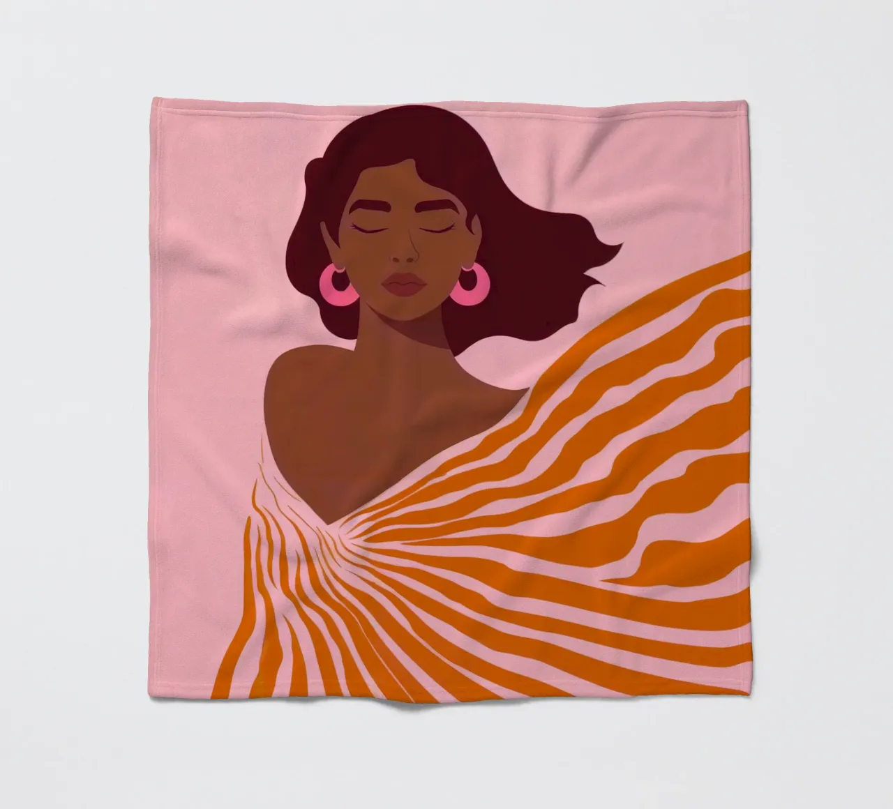 Zebra Print fleece blanket by logic