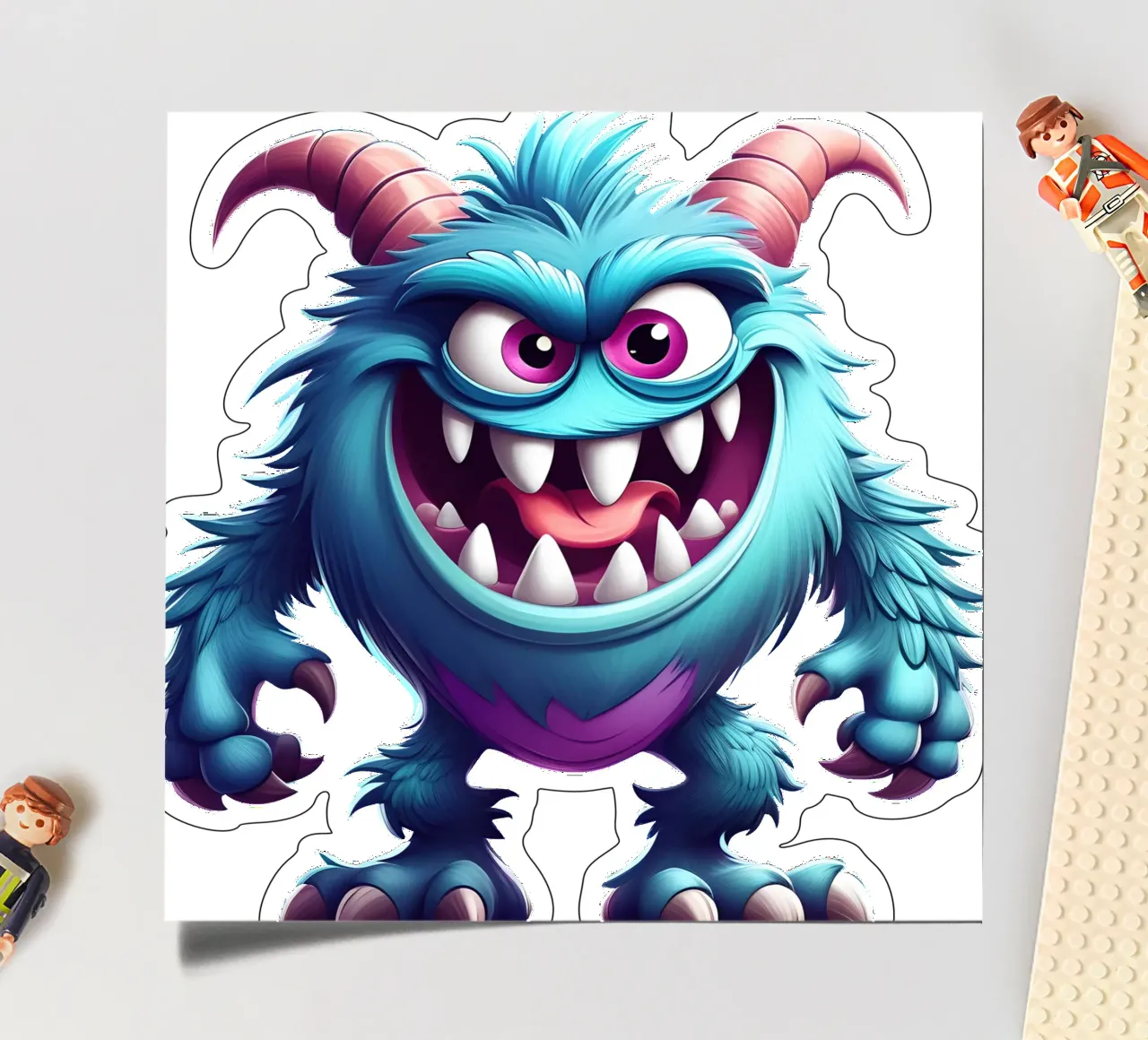Kemono - Monster Comics - Serial 06 Stickerbogen von Monsters