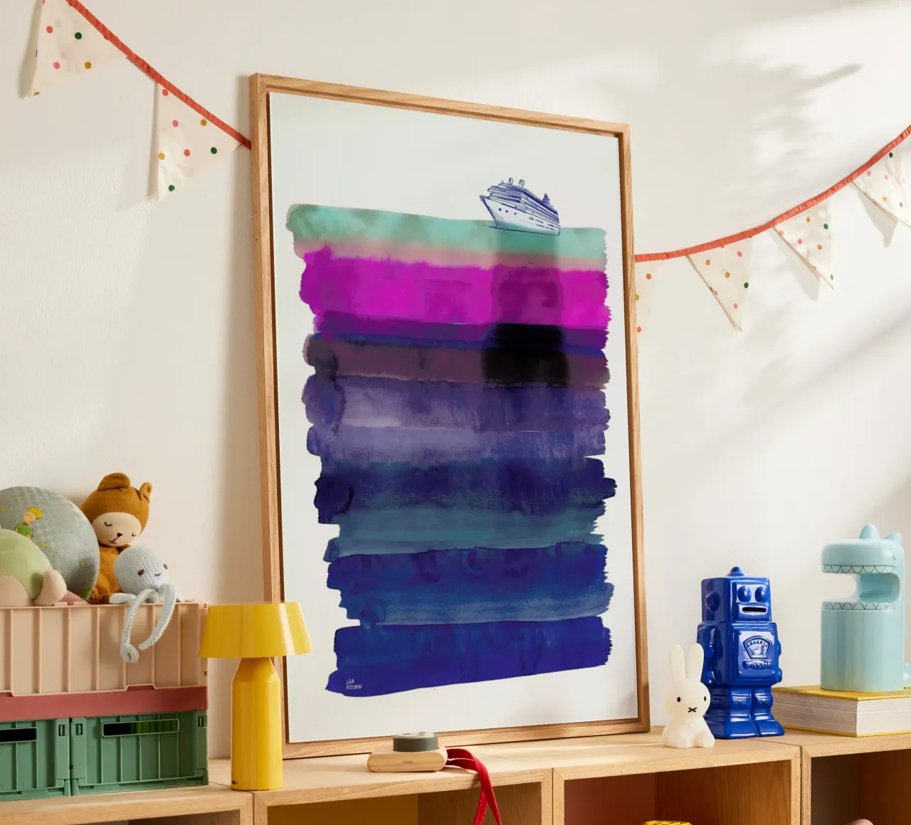 Silent Sea acrylic glass by Liga Kitchen