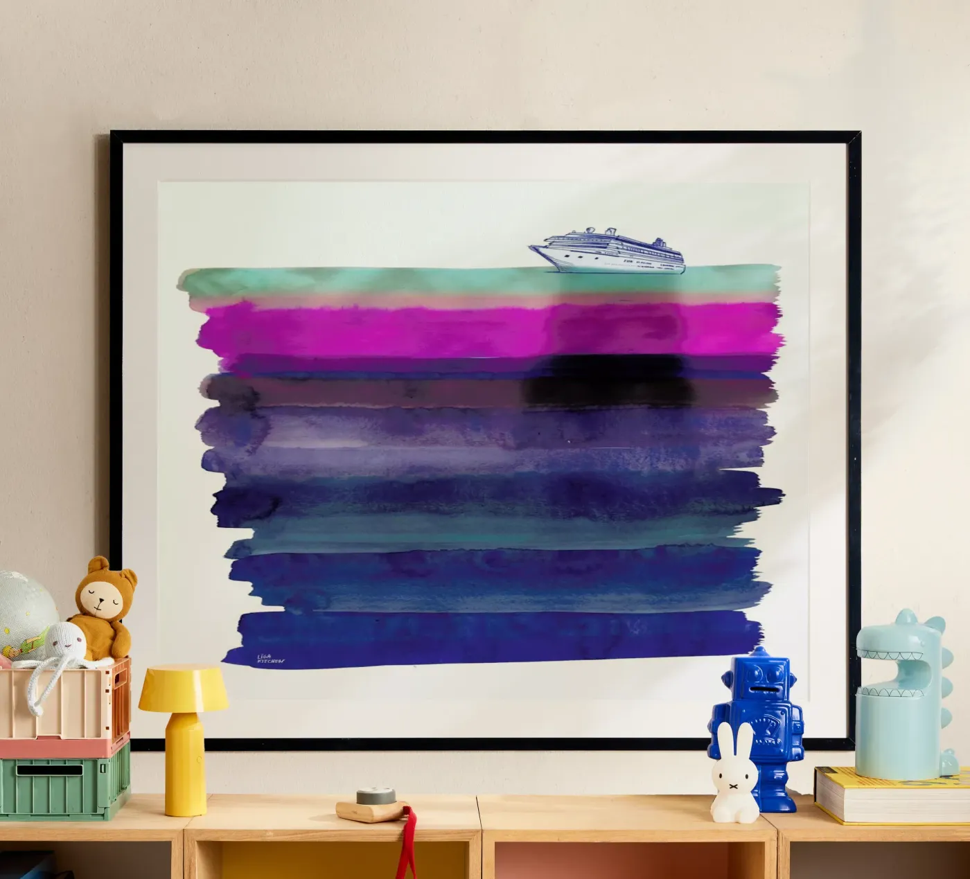 Silent Sea poster da Liga Kitchen