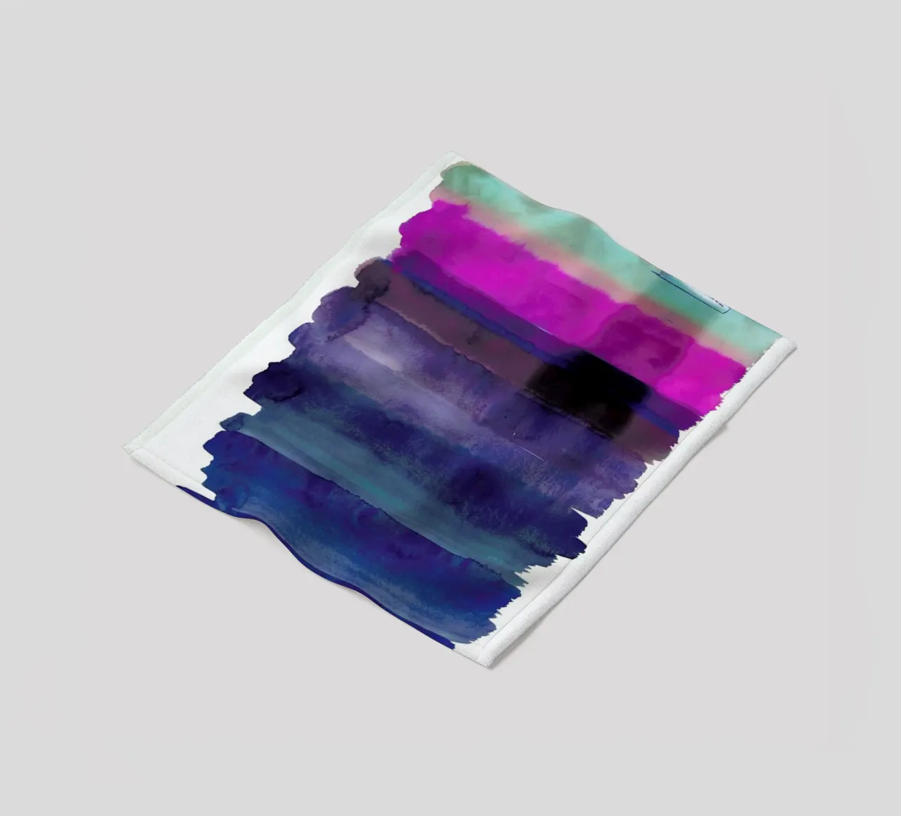 Silent Sea fleece blanket by Liga Kitchen