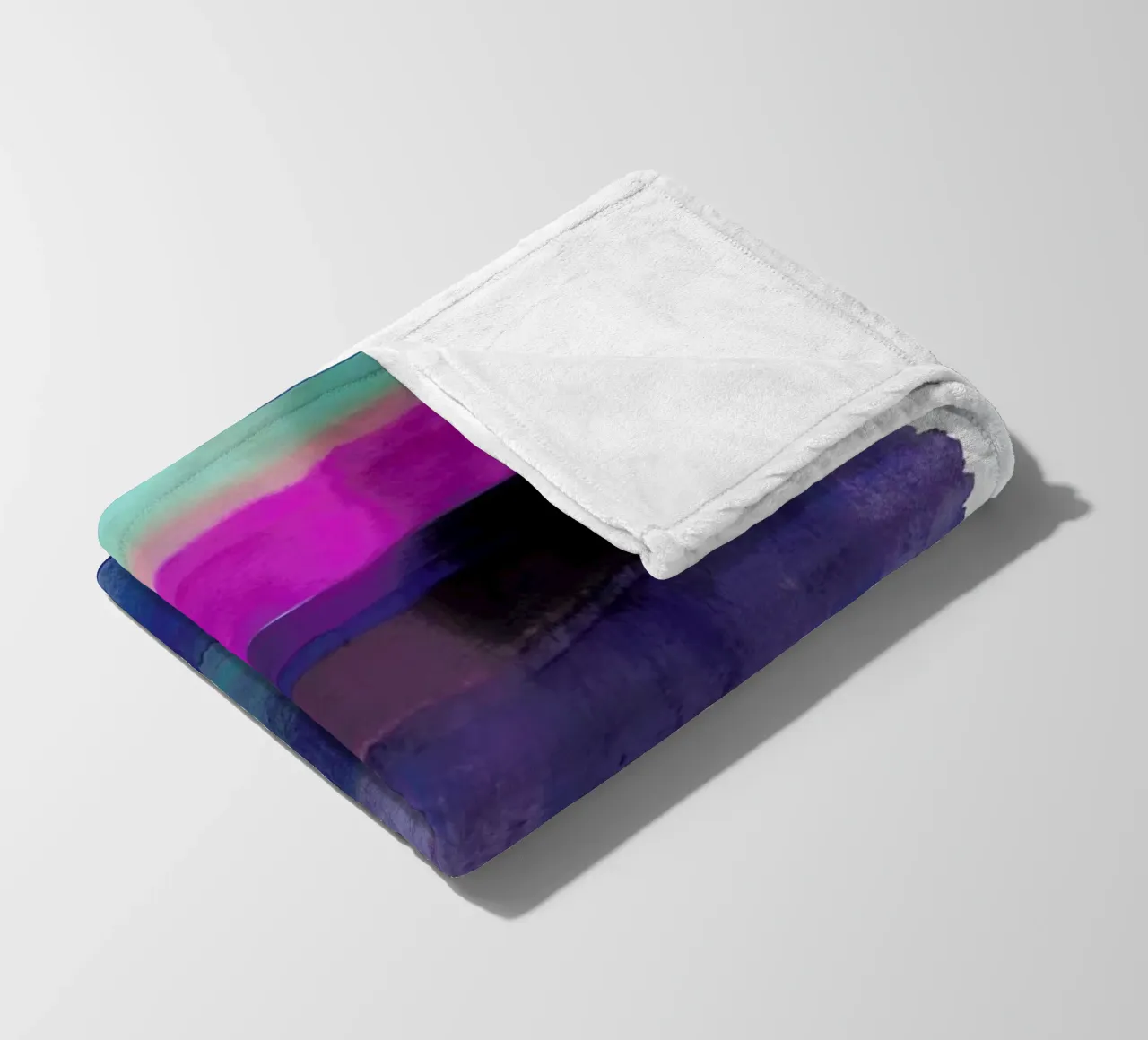 Silent Sea fleece blanket by Liga Kitchen
