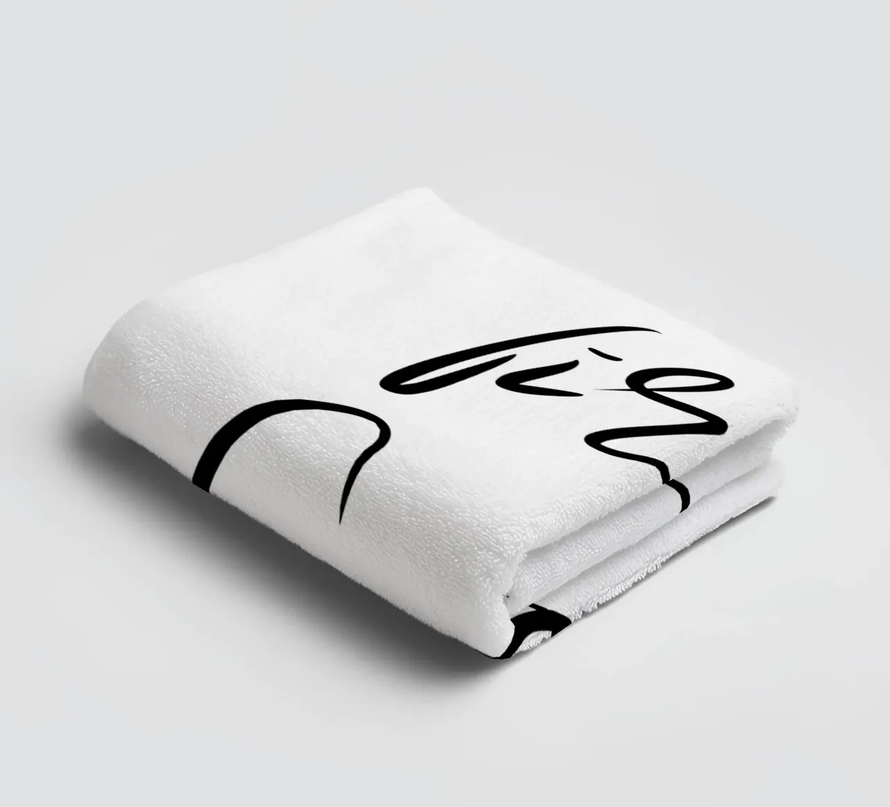 Ma prima il caffè - La scrittura a mano asciugamano da bagno da pierosvisuals