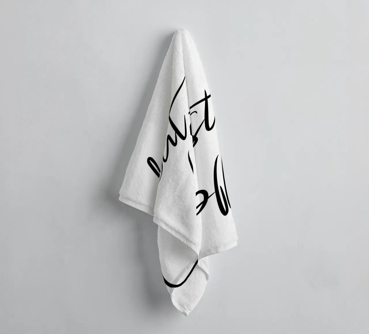Ma prima il caffè - La scrittura a mano asciugamano da bagno da pierosvisuals