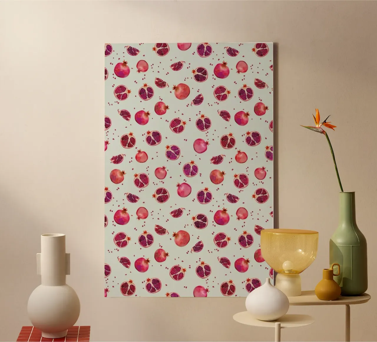 Pomegranate canvas by Kind of Style