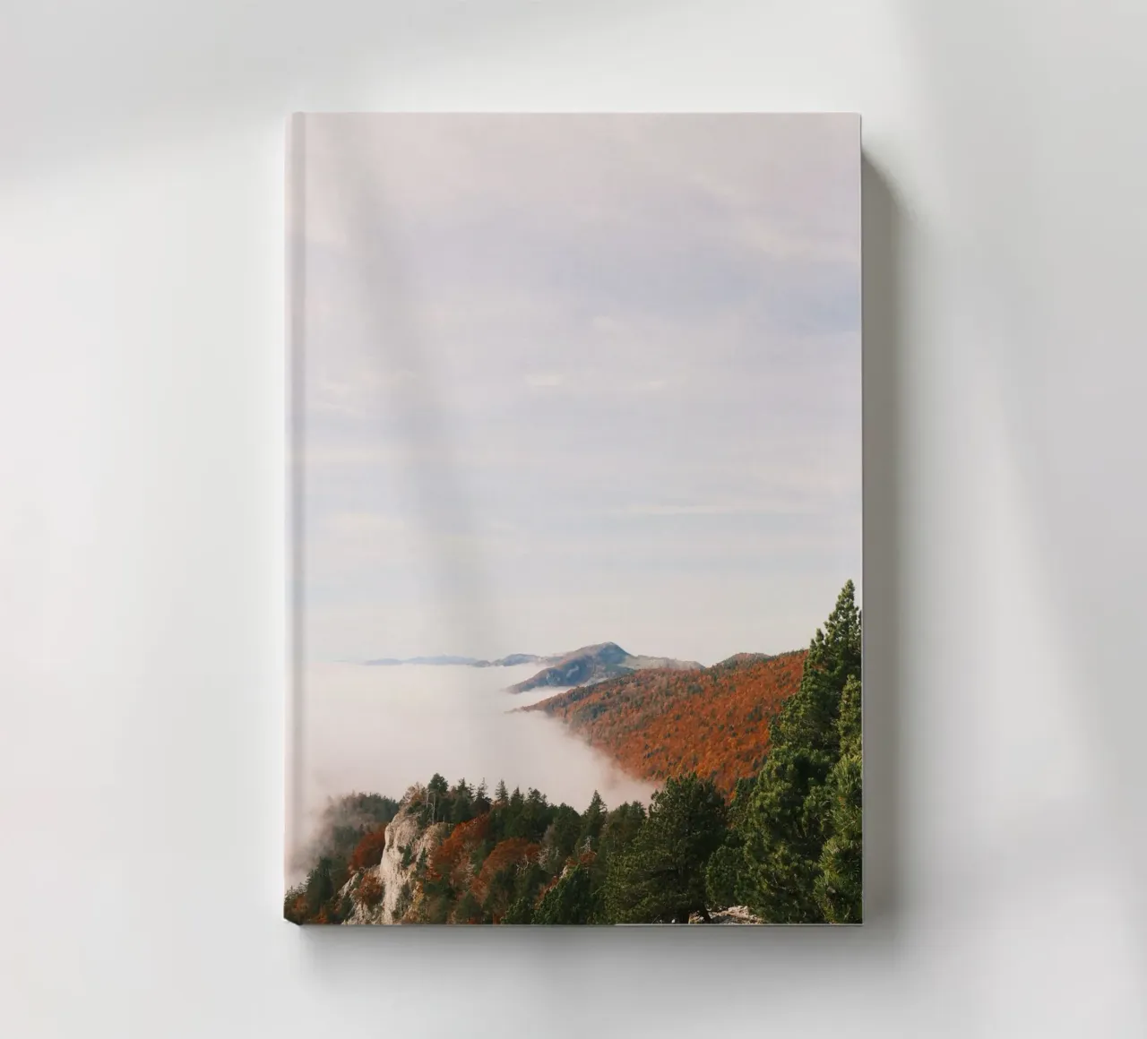Misty Mountain View in Autumn diario da FujiSwiss