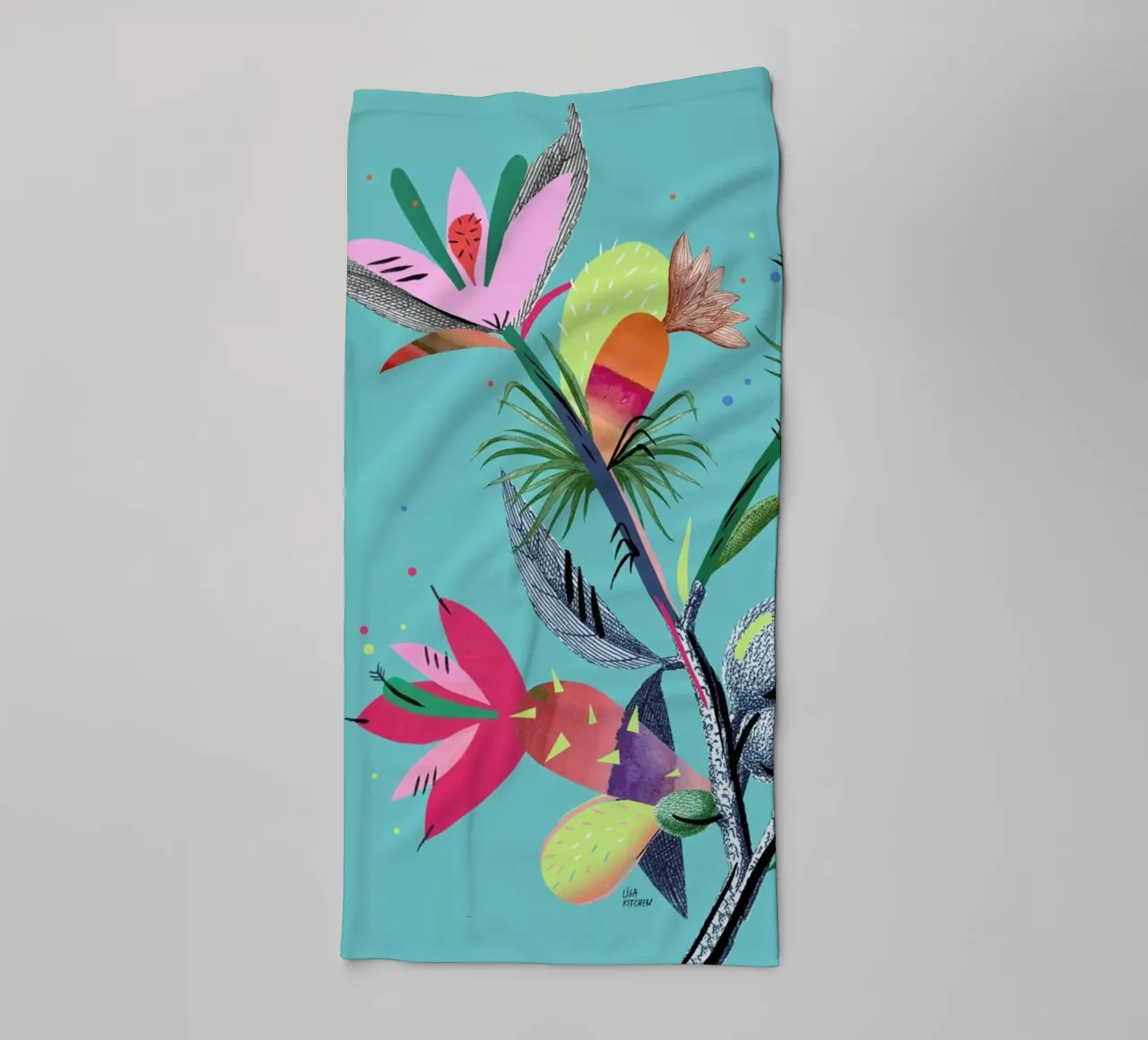 Botanica Branch 1 towel by Liga Kitchen