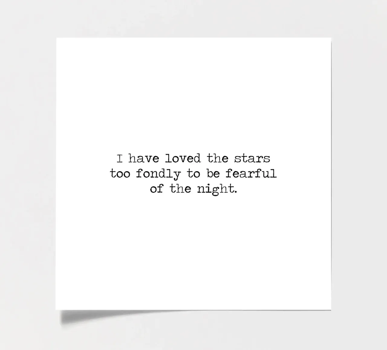 I have loved the stars too fondly to be fearful of the night sticker sheet by Summer Soul Co. - Quotes