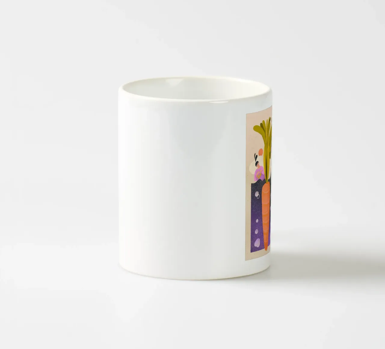 Donna nell'orto tazza in ceramica da Bold & Beautiful