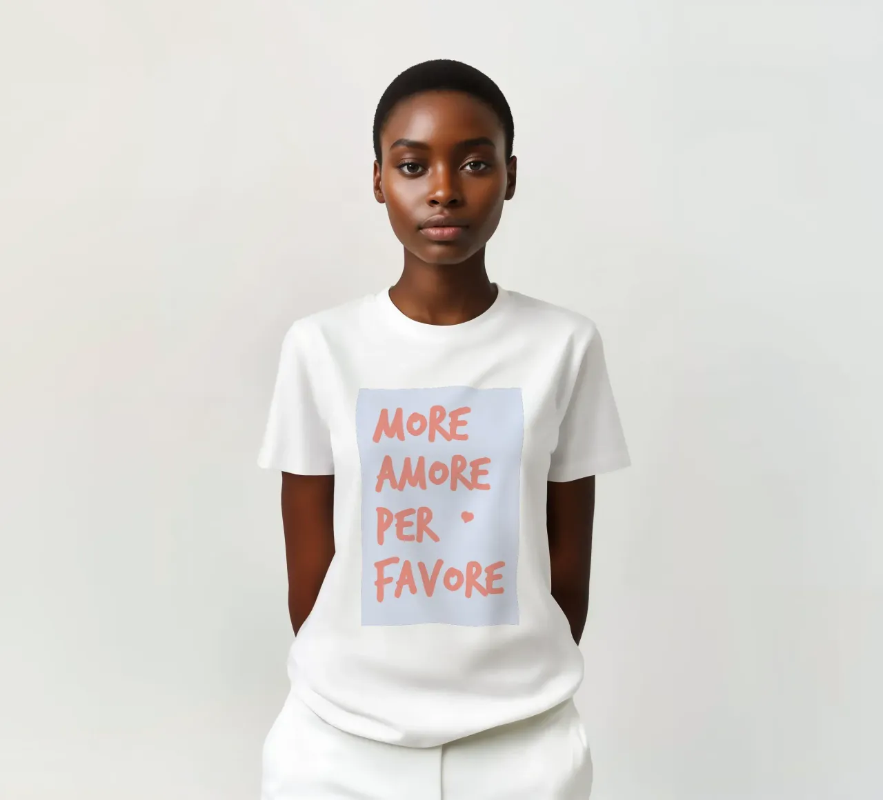 More Amore Per Favore t-shirt da pierosvisuals