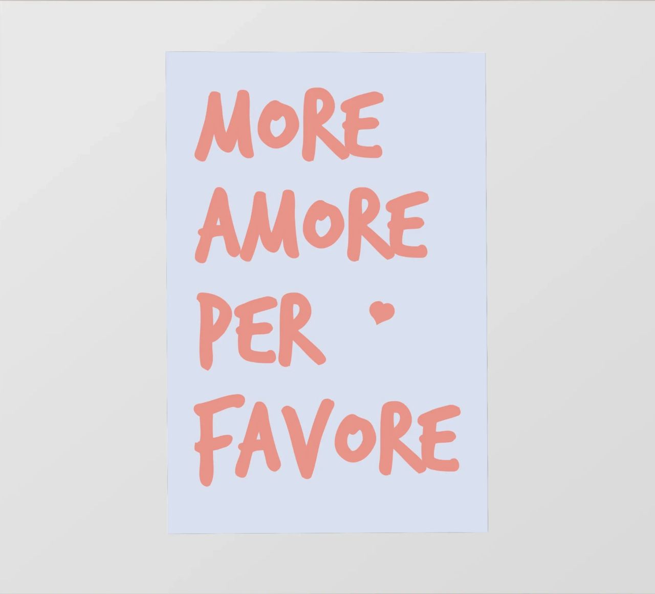 More Amore Per Favore pellicola backlit da pierosvisuals