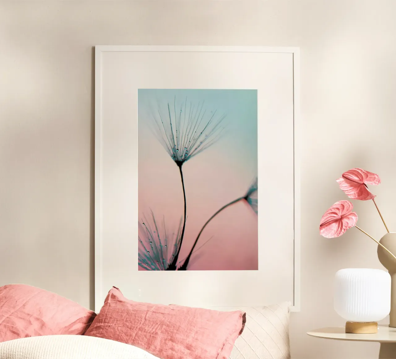 Sprinkles Of Love poster con telaio in plastica da Ingrid Beddoes