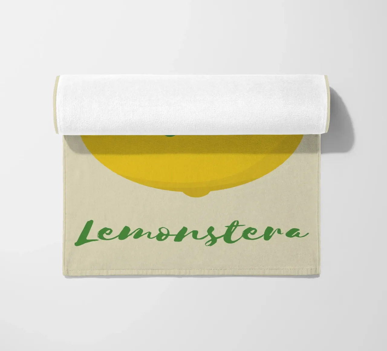 Monstera al limone telo mare da pierosvisuals