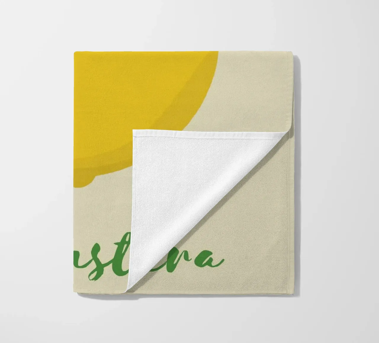 Monstera al limone telo mare da pierosvisuals