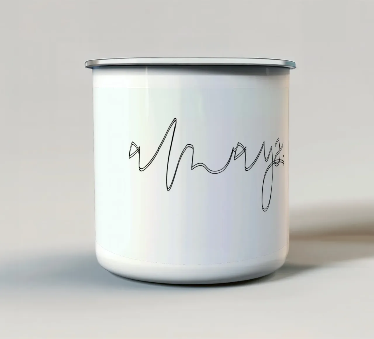 Always tazza in smalto da Honeymoon Hotel
