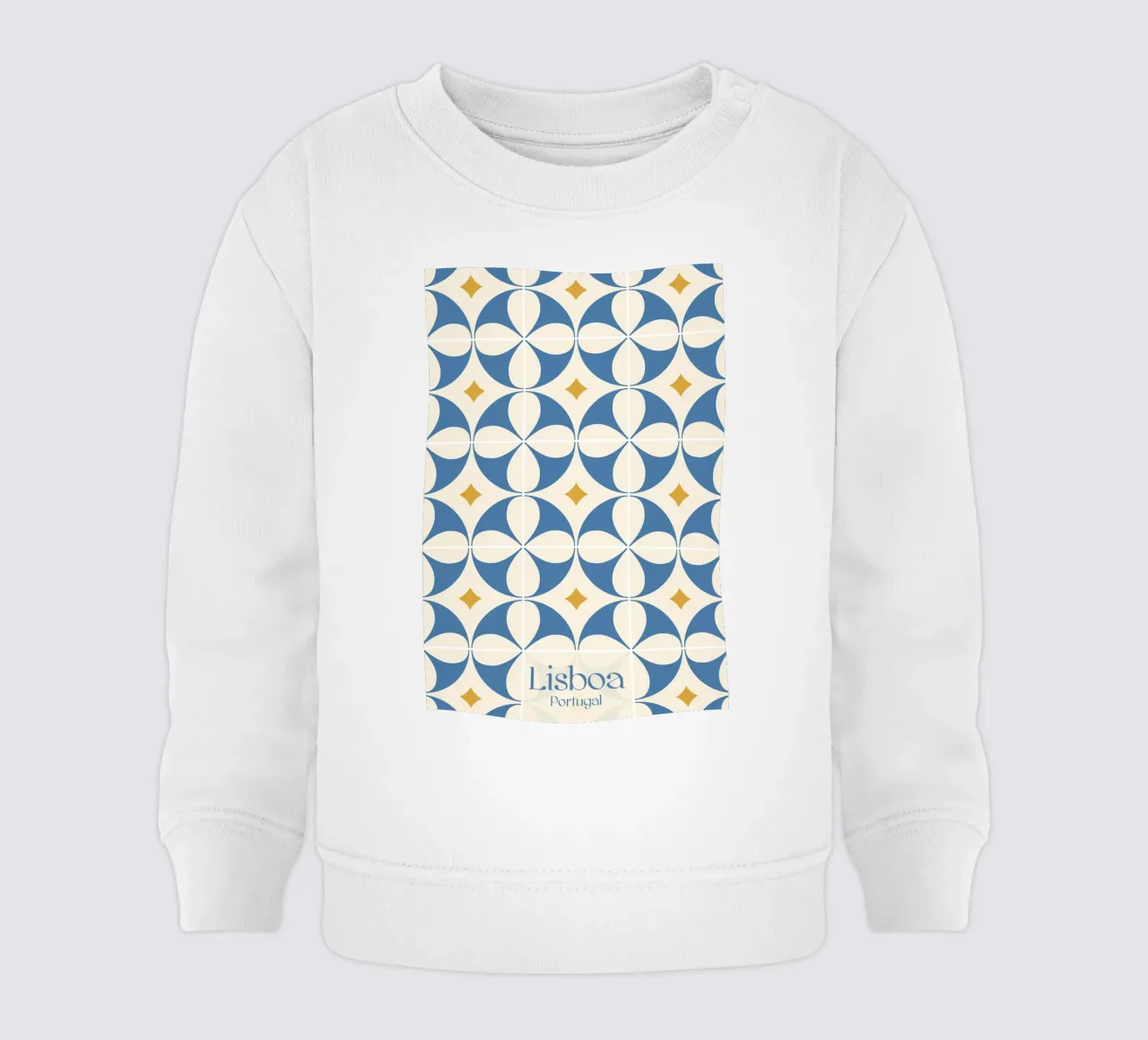 Lisbona - Piastrelle Azulejos felpa neonato da pierosvisuals