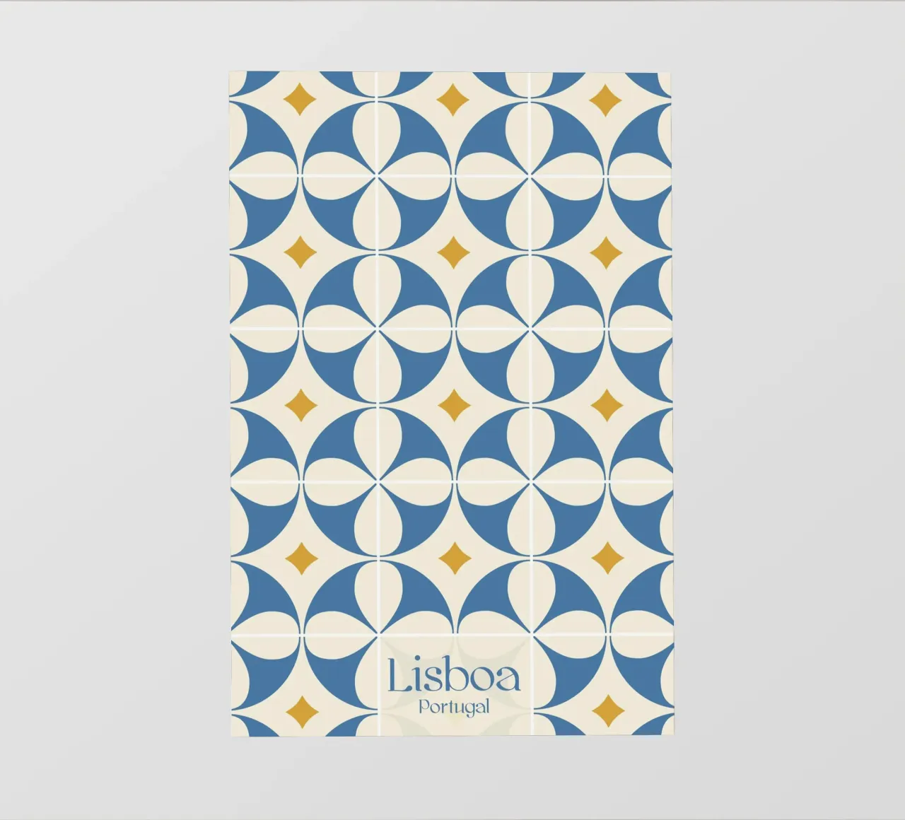 Lisbona - Piastrelle Azulejos pellicola backlit da pierosvisuals