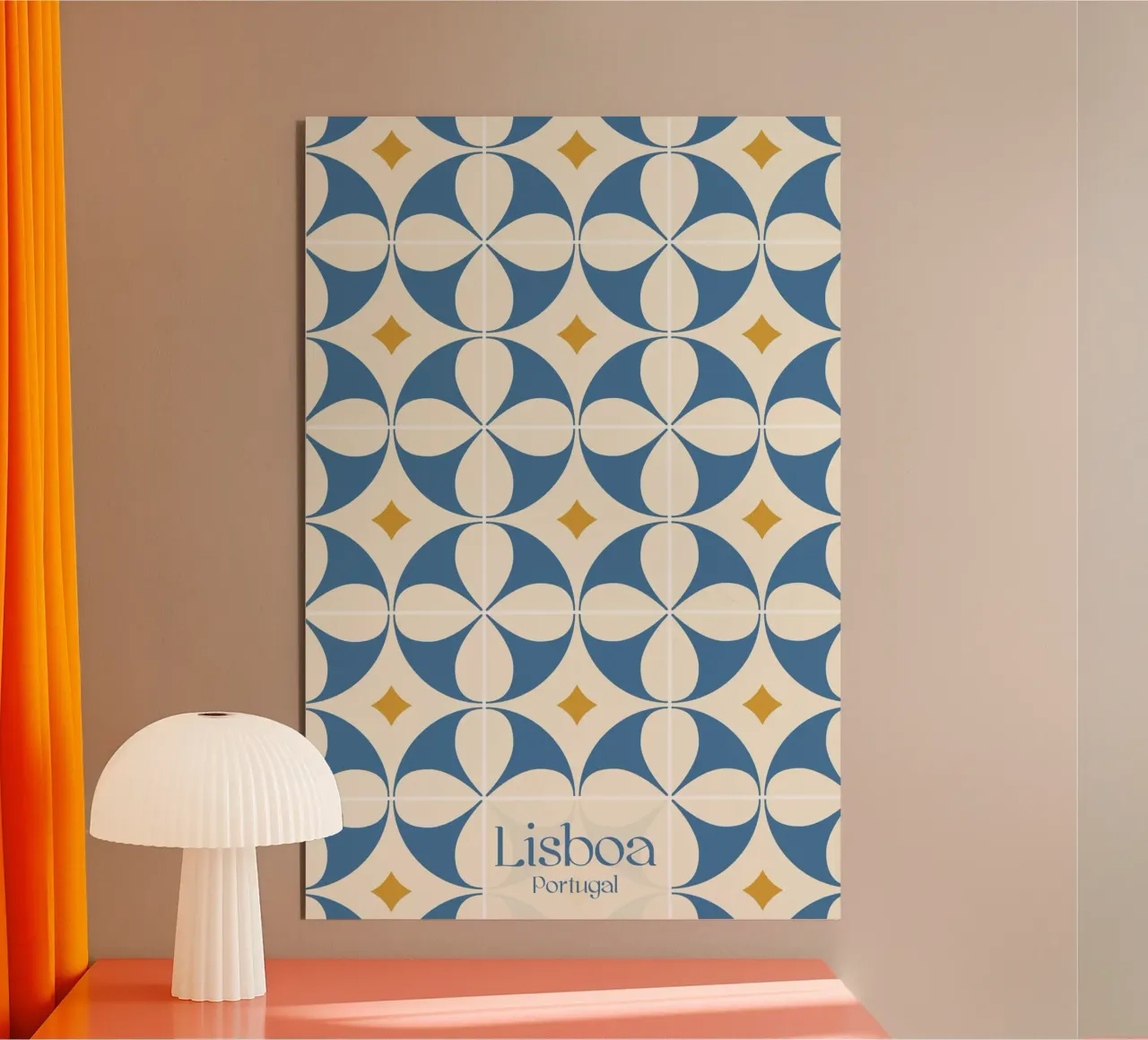 Lisbona - Piastrelle Azulejos alluminio dibond da pierosvisuals