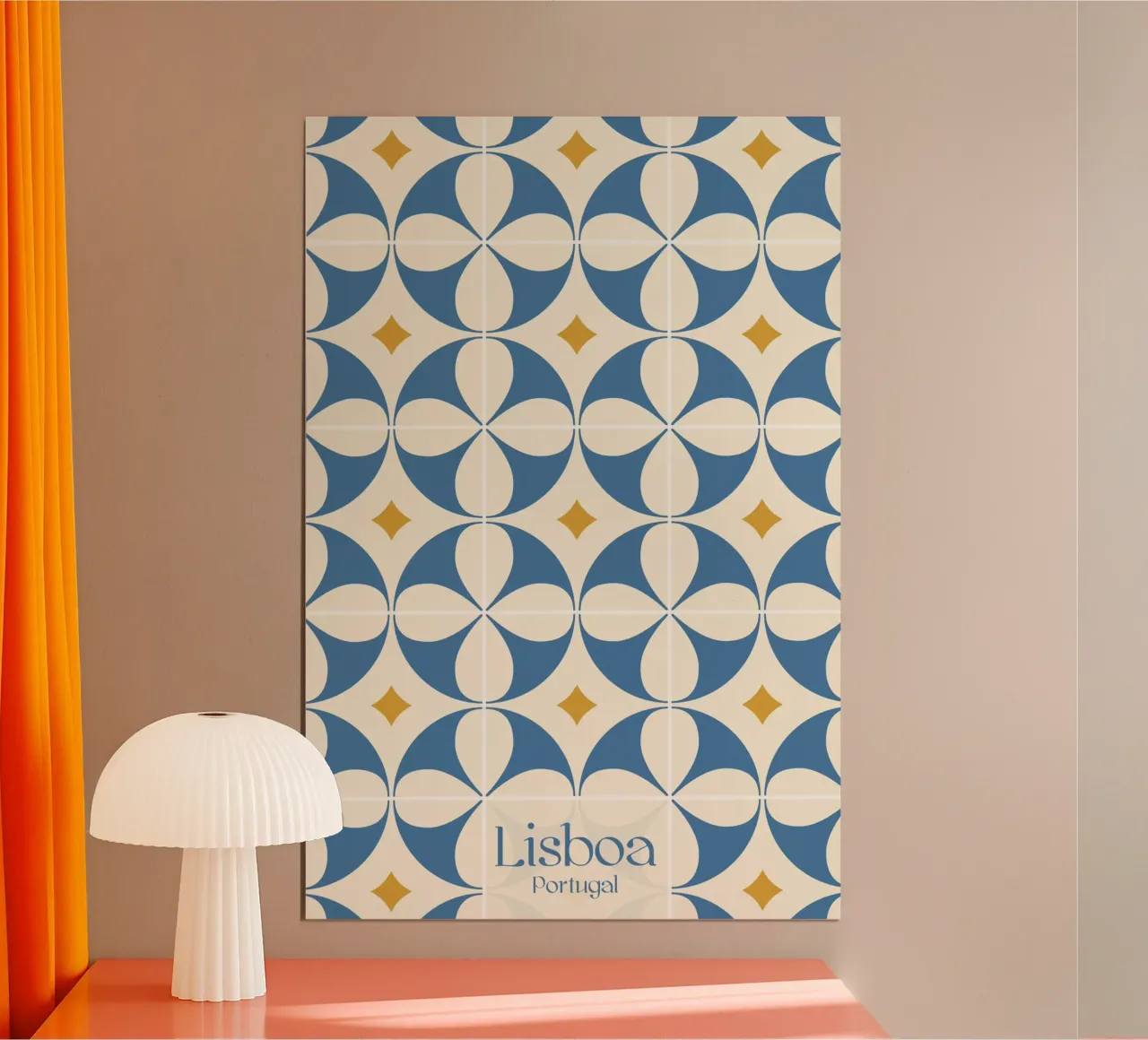 Lisbona - Piastrelle Azulejos carta hahnemühle da pierosvisuals