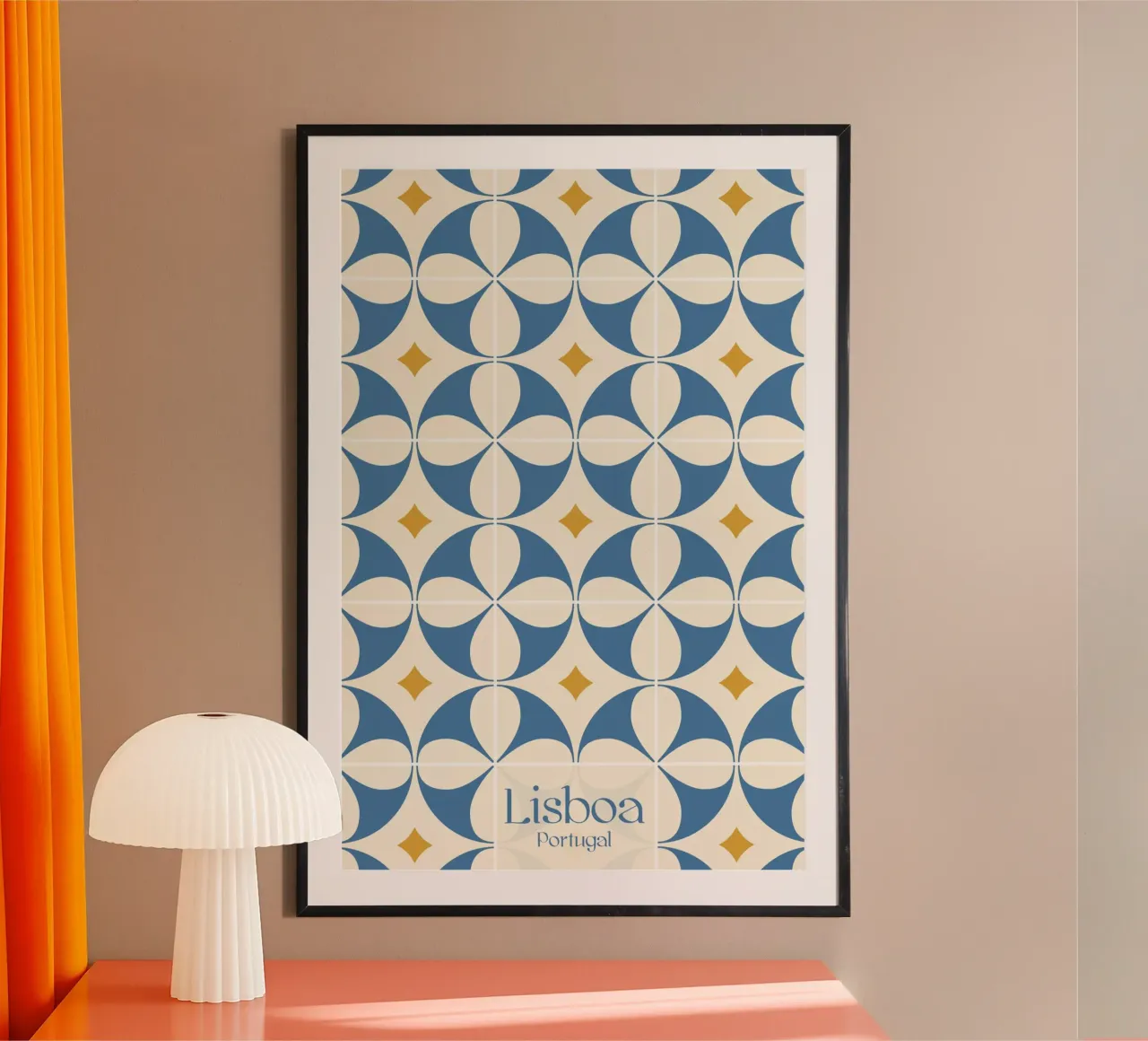 Lisbona - Piastrelle Azulejos carta hahnemühle da pierosvisuals