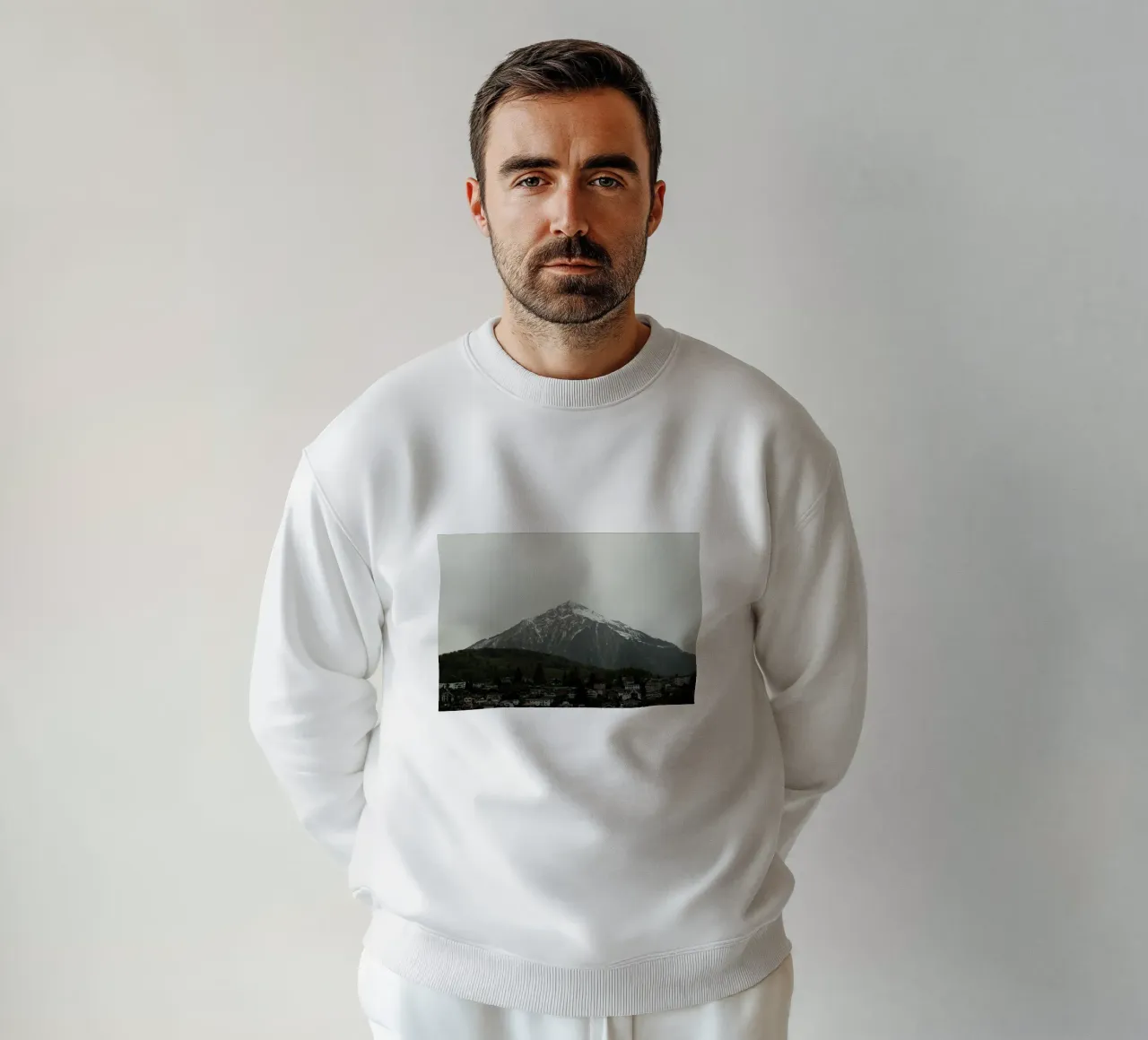 Snow-Capped Niesen felpa da FujiSwiss