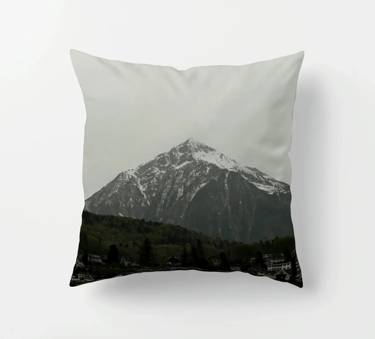 Snow-Capped Niesen cuscino da FujiSwiss