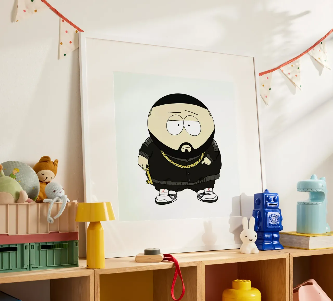 Success Boy Khaled poster con telaio in alluminio da Zhi Yun Zhang