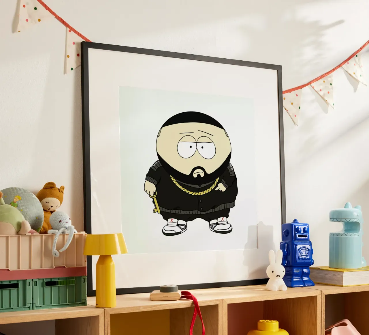 Success Boy Khaled poster con telaio in alluminio da Zhi Yun Zhang