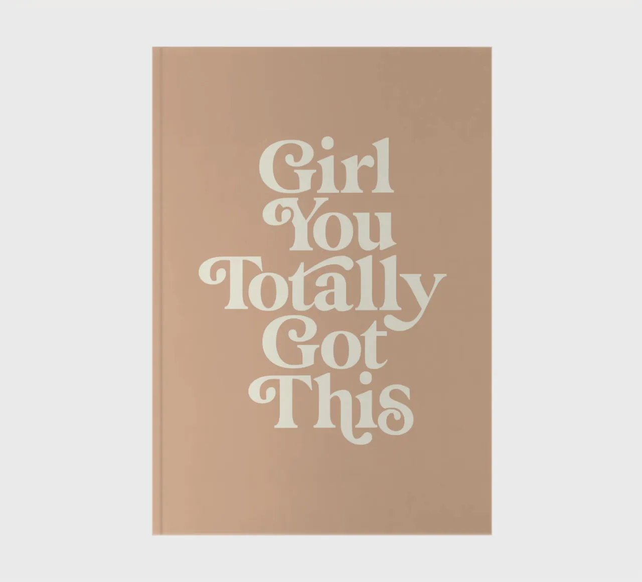 Ragazza, questo design tipografico è assolutamente perfetto diario da THE MOTIVATED TYPE