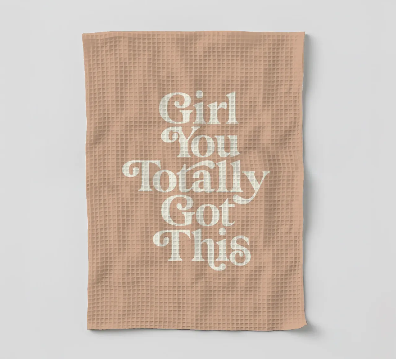 Ragazza, questo design tipografico è assolutamente perfetto canovaccio da cucina da THE MOTIVATED TYPE