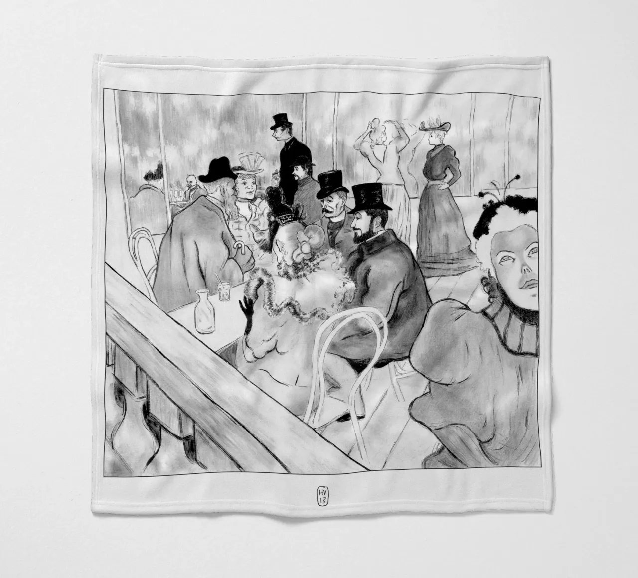 D'après Lautrec coperta in pile da Humphrey VIDAL