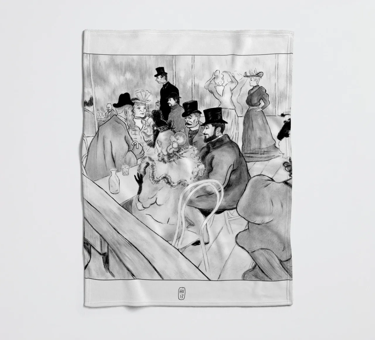 D'après Lautrec coperta in pile da Humphrey VIDAL