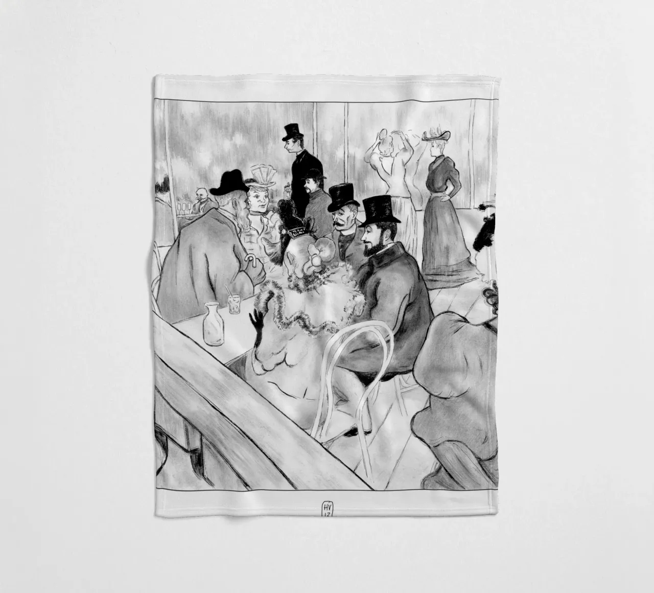D'après Lautrec coperta in pile da Humphrey VIDAL